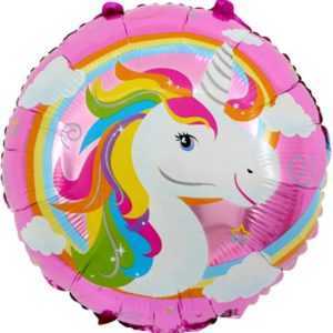 Круг, Радужный единорог, Розовый, 46см Круг, Радужный единорог, Розовый, 46см